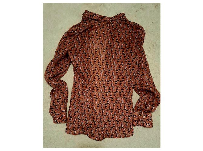 Autre Marque Blusa de algodón Marc O'Polo con estampado de bicicletas Rosa Morado oscuro - vista 20