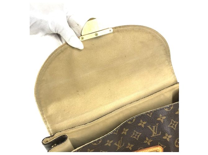 Borsa a Spalla Louis Vuitton Monogram Beverly GM Marrone - vista 12