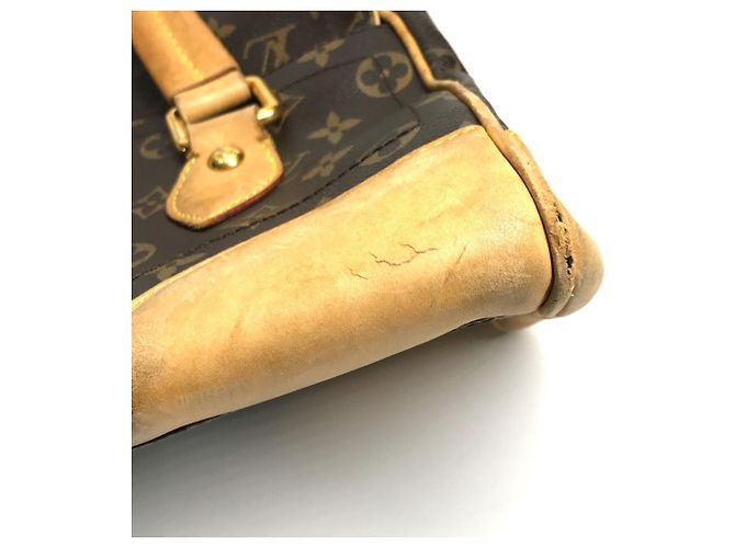 Borsa a Spalla Louis Vuitton Monogram Beverly GM Marrone - vista 16