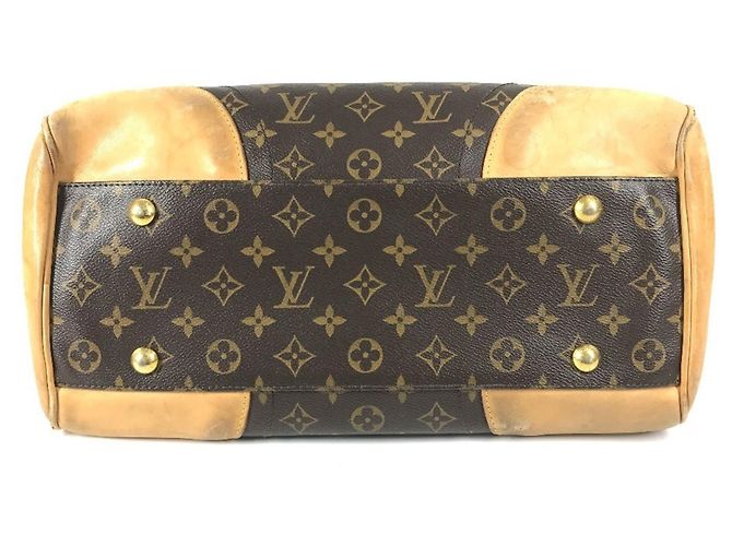 Borsa a Spalla Louis Vuitton Monogram Beverly GM Marrone - vista 5