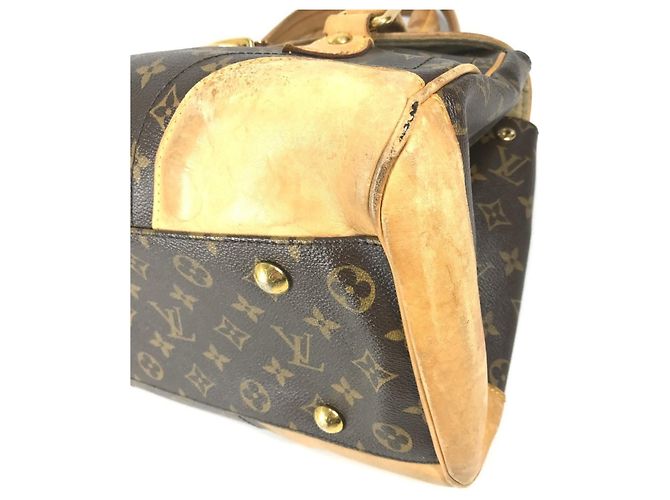 Borsa a Spalla Louis Vuitton Monogram Beverly GM Marrone - vista 6