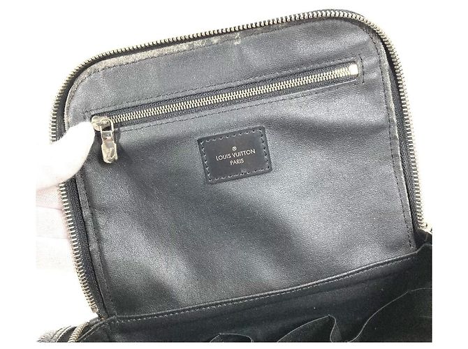 Beauty case Louis Vuitton Damier Graphite Nero - vista 12