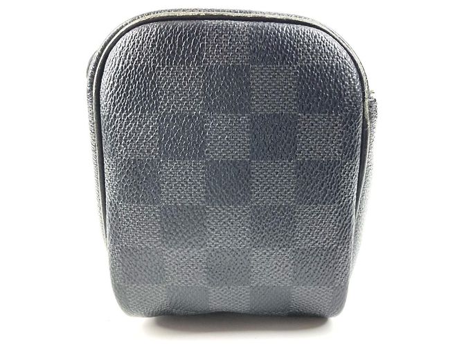 Beauty case Louis Vuitton Damier Graphite Nero - vista 4