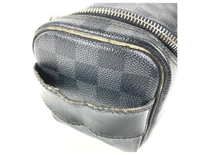 Beauty case Louis Vuitton Damier Graphite Nero - vista 8