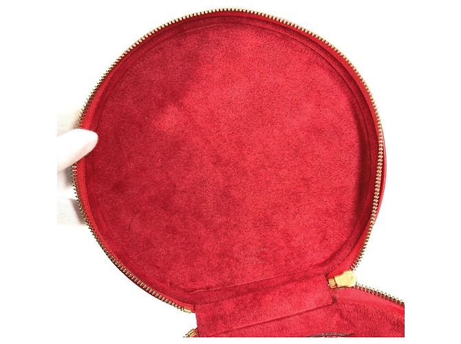 Borsa Vanity Louis Vuitton Epi Cannes Rosso - vista 11