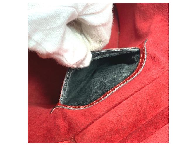 Borsa Vanity Louis Vuitton Epi Cannes Rosso - vista 14