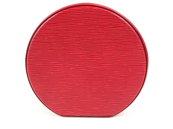 Borsa Vanity Louis Vuitton Epi Cannes Rosso - vista 5