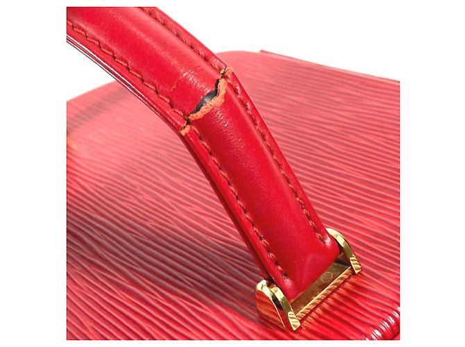Borsa Vanity Louis Vuitton Epi Cannes Rosso - vista 9