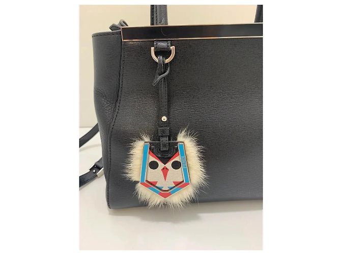 Borsa Fendi 2Jours in pelle nera Nero - vista 2