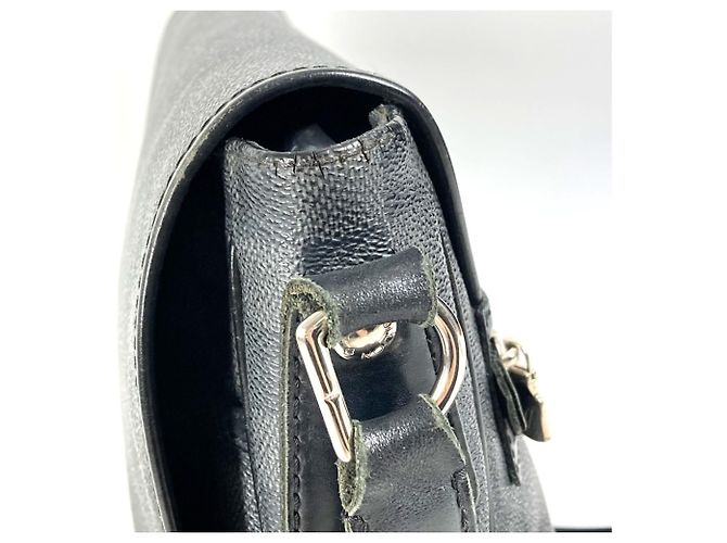 Borsa Messenger Louis Vuitton Damier Graphite Nero - vista 11