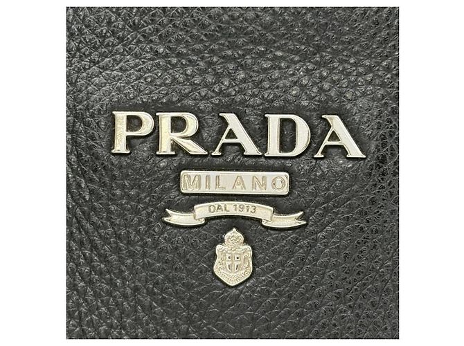 Borsa Tote in pelle nera da donna Prada Nero - vista 13