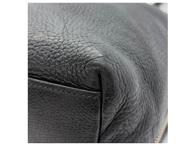 Borsa Tote in pelle nera da donna Prada Nero - vista 9