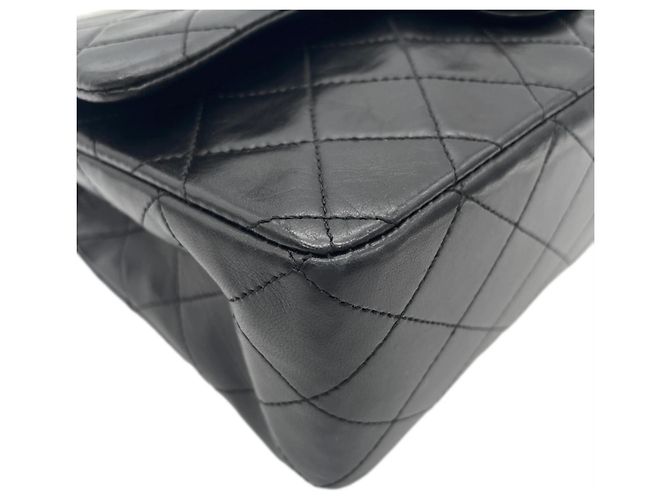 Borsa a tracolla Chanel Matelassé 25 Chain Nero - vista 5