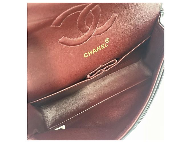Borsa a tracolla Chanel Matelassé 25 Chain Nero - vista 8