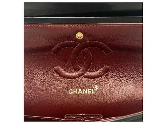 Borsa a tracolla Chanel Matelassé 25 Chain Nero - vista 9