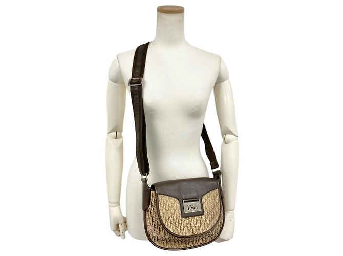 Borsa a Spalla Christian Dior Trotter Marrone - vista 11