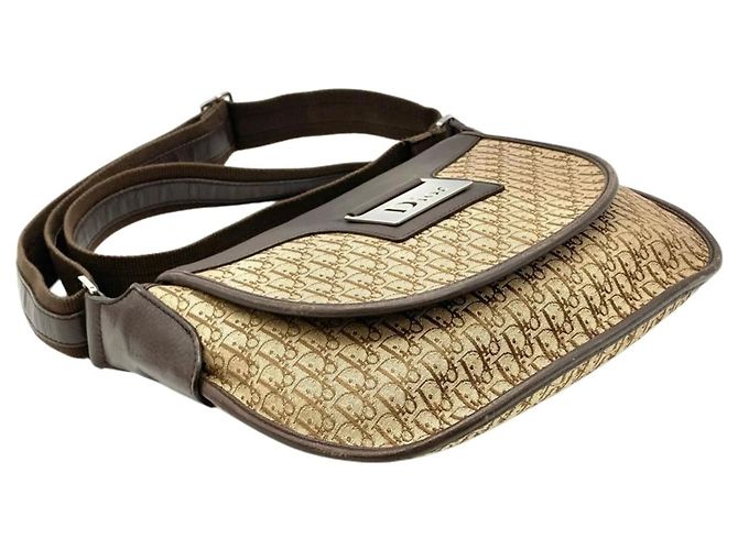 Borsa a Spalla Christian Dior Trotter Marrone - vista 4