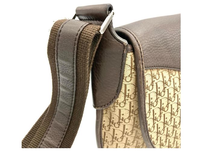 Borsa a Spalla Christian Dior Trotter Marrone - vista 9