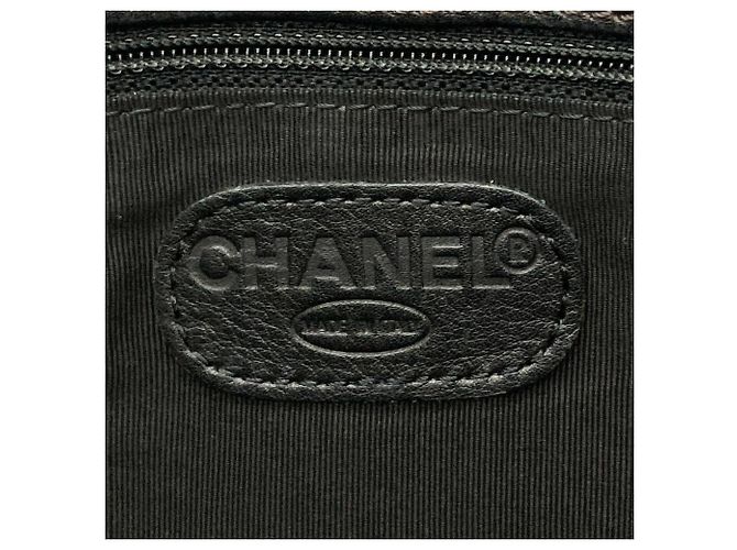 Borsa a Spalla Chanel Large Coco Tassel Nero - vista 12