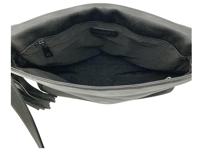 Borsa a Spalla Chanel Large Coco Tassel Nero - vista 5