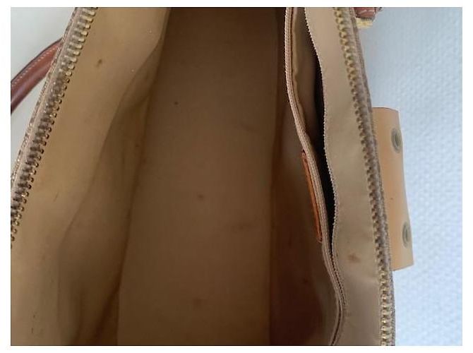 Borsa Bowling Christian Dior Monogram Tela Marrone e Pelle - vista 3