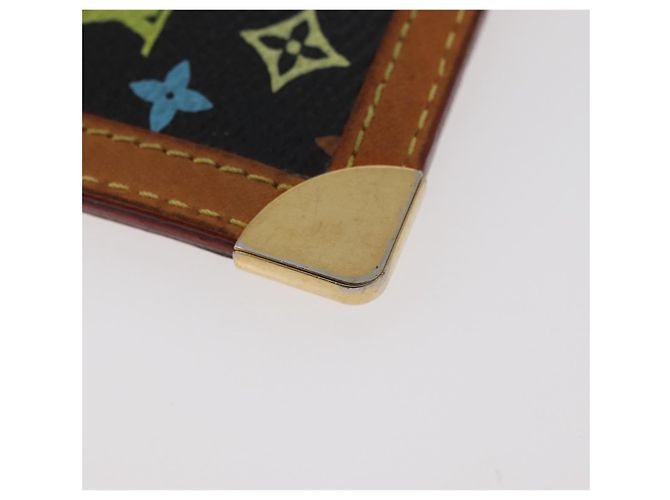 LOUIS VUITTON Monogram Multicolor Pochette Cles Purse Black M13664 Auth BA12619A - view 15