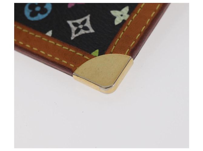 LOUIS VUITTON Monogram Multicolor Pochette Cles Purse Black M13664 Auth BA12619A - view 16