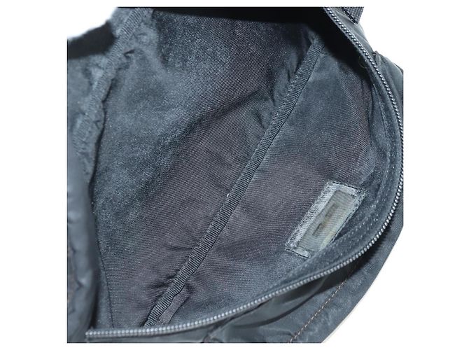 Borsa a tracolla PRADA Nylon Nero Argento Autentica 179145A - vista 11