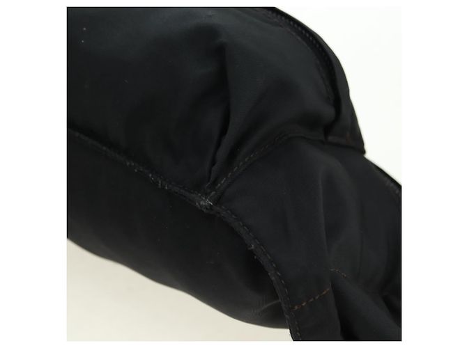 Borsa a tracolla PRADA Nylon Nero Argento Autentica 179145A - vista 15