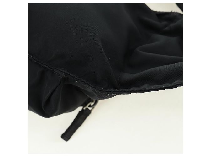 Borsa a tracolla PRADA Nylon Nero Argento Autentica 179145A - vista 17