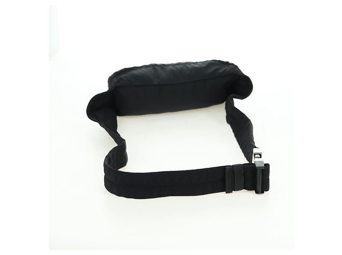 Borsa a tracolla PRADA Nylon Nero Argento Autentica 179145A - vista 7