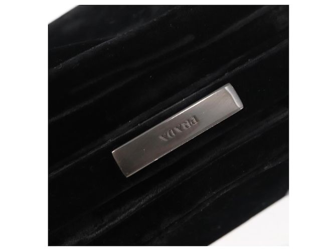 Borsa PRADA Velluto Nero Autentica 178324 - vista 10