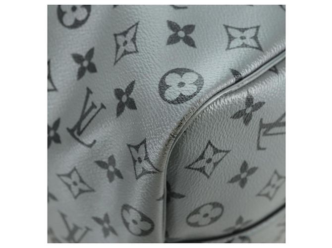 LOUIS VUITTON Monogram Keepall Bandouliere 50 Borsa Argento M43848 Auth 179158SAM Monogramma - vista 17
