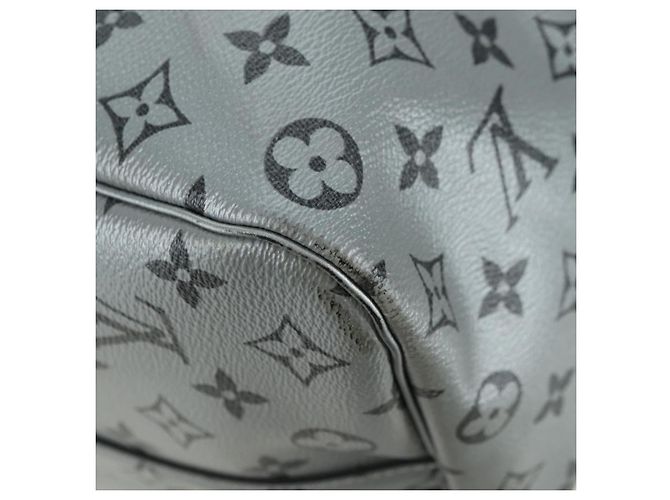 LOUIS VUITTON Monogram Keepall Bandouliere 50 Borsa Argento M43848 Auth 179158SAM Monogramma - vista 18