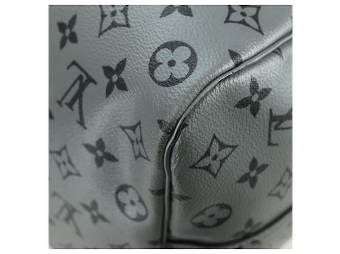 LOUIS VUITTON Monogram Keepall Bandouliere 50 Borsa Argento M43848 Auth 179158SAM Monogramma - vista 19