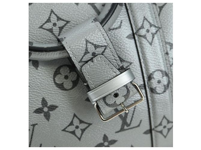 LOUIS VUITTON Monogram Keepall Bandouliere 50 Borsa Argento M43848 Auth 179158SAM Monogramma - vista 22