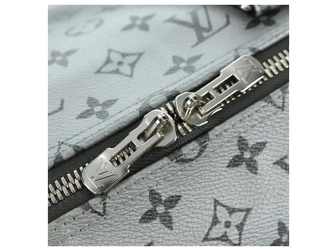 LOUIS VUITTON Monogram Keepall Bandouliere 50 Borsa Argento M43848 Auth 179158SAM Monogramma - vista 23
