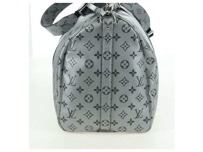 LOUIS VUITTON Monogram Keepall Bandouliere 50 Borsa Argento M43848 Auth 179158SAM Monogramma - vista 4