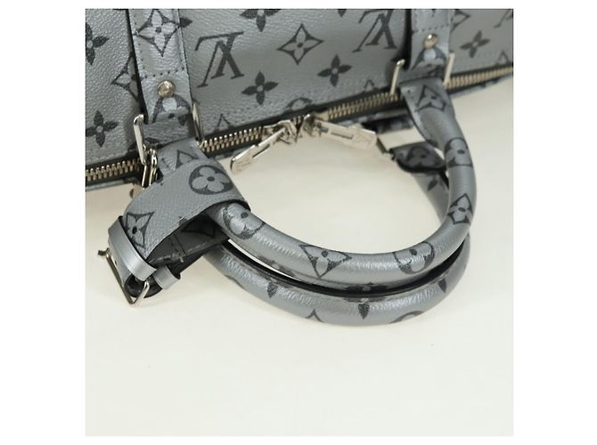 LOUIS VUITTON Monogram Keepall Bandouliere 50 Borsa Argento M43848 Auth 179158SAM Monogramma - vista 7