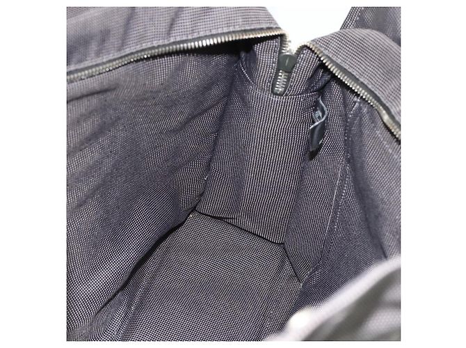 Hermès HERMES Her Line MM Handtasche Canvas Grau Silber Authentisch 179155A Braun - Ansicht 16