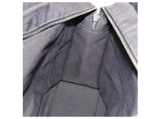 Hermès HERMES Her Line MM Handtasche Canvas Grau Silber Authentisch 179155A Braun - Ansicht 17