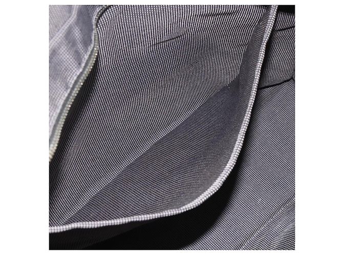 Hermès HERMES Her Line MM Handtasche Canvas Grau Silber Authentisch 179155A Braun - Ansicht 18