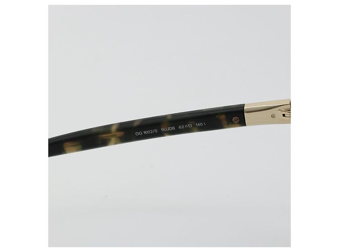 Gafas de sol GUCCI de plástico Marrón Auth 179325A Castaño - vista 11