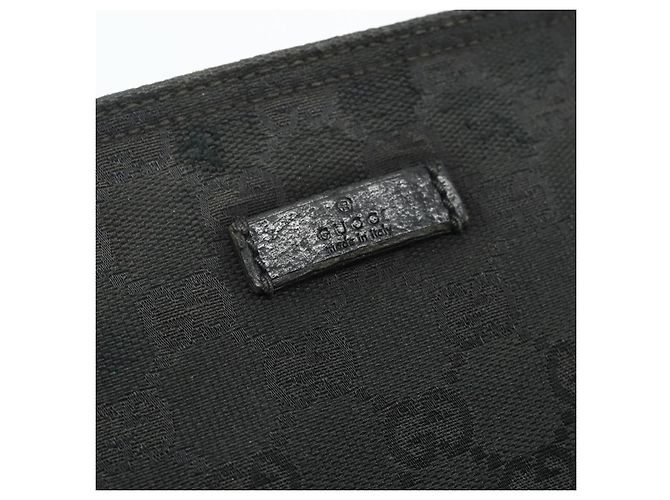 Borsa a Spalla GUCCI Web Sherry Line GG Canvas Nero Rosso Verde 189749 Auth 179252 - vista 14