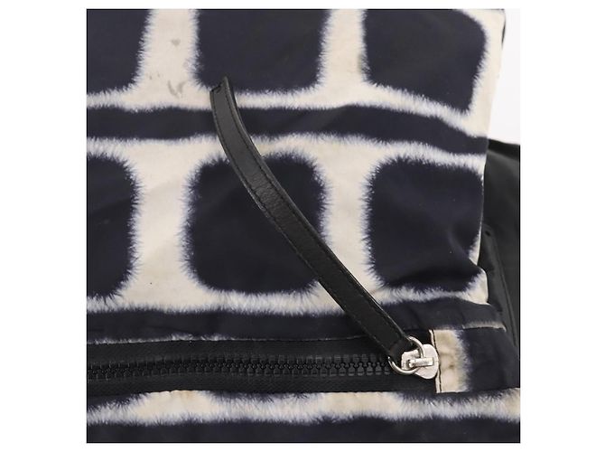 Borsa a tracolla reversibile CHANEL Sports Line Nylon Nero Argento CC Auth bs35056 - vista 18