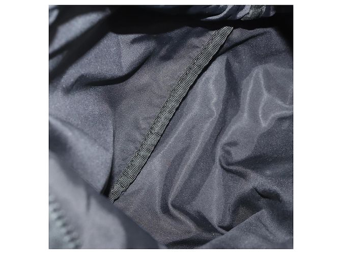 Borsa a tracolla reversibile CHANEL Sports Line Nylon Nero Argento CC Auth bs35056 - vista 22
