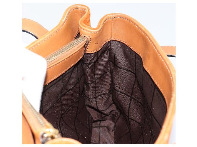 Céline Borsa CELINE C Macadam in tela e scamosciato Arancione Oro Autentica ep14550 D'oro - vista 16