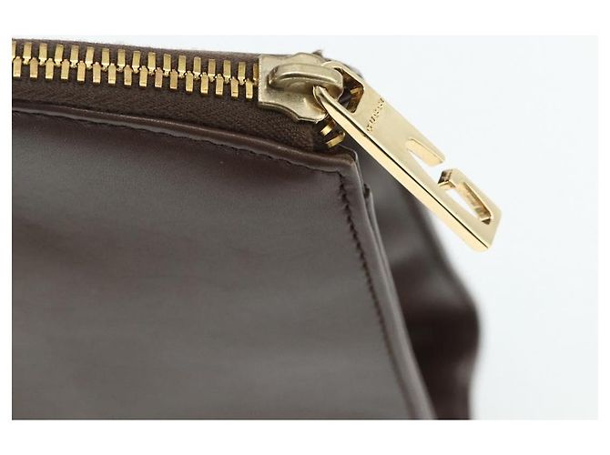 Borsa GUCCI in pelle marrone oro 000 1998 0570 Auth 178815 D'oro - vista 14
