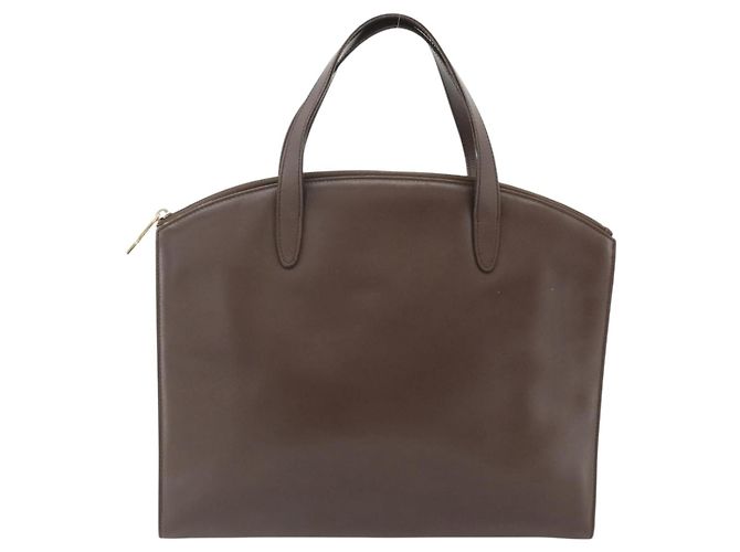 Borsa GUCCI in pelle marrone oro 000 1998 0570 Auth 178815 D'oro - vista 2