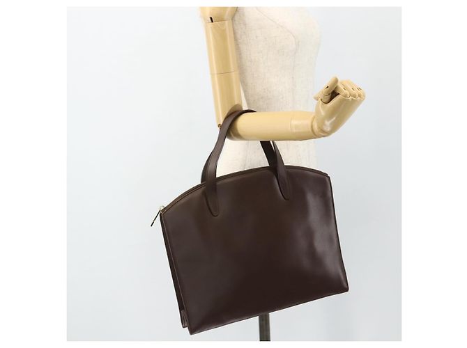 Borsa GUCCI in pelle marrone oro 000 1998 0570 Auth 178815 D'oro - vista 22